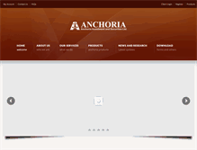 Tablet Screenshot of anchoriaonline.com